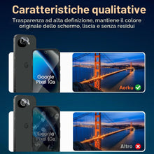 Carica l'immagine nel visualizzatore di Gallery, Aerku Pellicola Vetro Temperato per Google Pixel 10A 5G, 3 Pezzi Protettiva e 3 Pezzi Protezione Lente Fotocamera, Durez