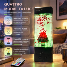 Carica l'immagine nel visualizzatore di Gallery, 23cm Lava Lamp Grande con Telecomando, 7 Colori Lampada Lava per Bambini e Adulti, Silenziosa, Sigillata, Decorazione Ca