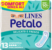 Carica l'immagine nel visualizzatore di Gallery, Lines Petalo Assorbenti Ultra, 13 Pezzi