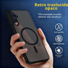 Carica l'immagine nel visualizzatore di Gallery, Magnetica Cover per Samsung Galaxy A34 5G,Compatibile con MagSafe,Traslucido Opaco Custodia Antiurto per Telefono Cellul