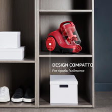 Carica l'immagine nel visualizzatore di Gallery, Rowenta RO2913 Swift Power Cyclonic Aspirapolvere a Traino Senza Sacco, 1.2 L, 750 W, 77 dB(A), Tecnologia Ciclonica, Compatto e Silenzioso, Filtro Alta Efficienza