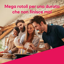 Carica l'immagine nel visualizzatore di Gallery, Scottex Quanto Basta, Carta Da Cucina, Opzione Mezzo Strappo, 3 Maxi Rotoli