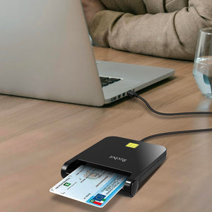Recbot lettore smart card firma digitale, Lettore Smart Card Tessera Sanitaria, Lettore Smart Card CNS, Lettore di Smart CRS/CNS Compatibile con Windows 10 e Windows 11