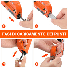 Carica l'immagine nel visualizzatore di Gallery, ValueMax - Spillatrice manuale multifunzione 3 in 1 con 3000 graffette, adatta per graffette n. 140, 28, 8, ideale per t