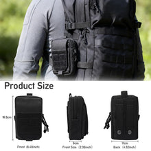 Carica l'immagine nel visualizzatore di Gallery, Marsupio Tattico Militare Molle Porta Cellulare da Cintura Uomo