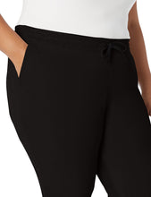 Carica l'immagine nel visualizzatore di Gallery, Amazon Essentials Pantaloni da Jogging in Pile con Risvolto (Disponibili in Taglie Forti) Donna, Nero, M