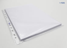 Carica l&#39;immagine nel visualizzatore di Gallery, Favorit Buste Perforate, Lucide, Alto Spessore, 22 x 30 cm, 50 Pezzi, Trasparenti