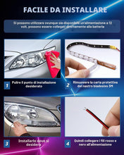 Carica l'immagine nel visualizzatore di Gallery, ALOPEE - Confezione da 6 Pezzi 30CM 11,8 "Rosso 5050 18SMD LED DC 12V Striscia Impermeabile Luce Sottoscocca per Motocic