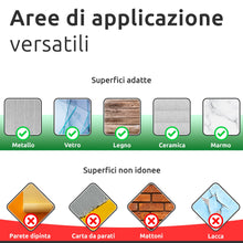 Carica l'immagine nel visualizzatore di Gallery, ECENCE Set Porta Asciugamani Adesivi cromo