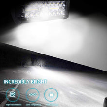 Carica l&#39;immagine nel visualizzatore di Gallery, Faro di Profondità da Lavoro Led, 7’’ Cree Barra LED Fuoristrada da 300W 27,000lm Impermeabile IP67 , per Moto Auto ATV SUV Trattore, 6500K, (2 PCS)…