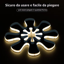 Carica l'immagine nel visualizzatore di Gallery, PAUTIX Striscia LED COB Bianco caldo 2700K DC24V, 2m 480LEDs/M Senza saldatura CRI90 Striscia LED per progetti di illumi