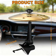 Carica l'immagine nel visualizzatore di Gallery, Mini Crash Becken Auto, Cymbal Ventilazione Dorata Gadget Auto