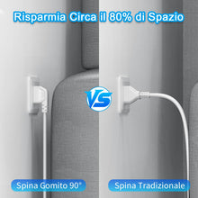 Carica l'immagine nel visualizzatore di Gallery, TOPREK Ciabatta Multipresa Elettrica con 4 Prese e 2 USB A 2 USB C, 2M Cavo