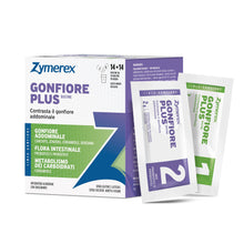 Carica l'immagine nel visualizzatore di Gallery, Zymerex GONFIORE PLUS | 14+14 bustine | Gonfiore addominale | Probiotici e prebiotici | Equilibrio flora intestinale | M