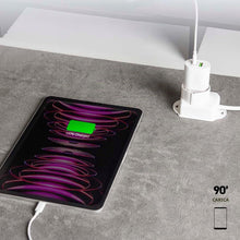 Carica l'immagine nel visualizzatore di Gallery, SBS caricabatterie da parete 20W a ricarica ultra rapida power delivery, con 1 porta USB-C e 1 USB, caricatore da muro p
