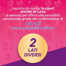 Carica l'immagine nel visualizzatore di Gallery, Scottex Amore di Casa Carta da Cucina, Carta Assorbente Cucina, 21 Rotoli