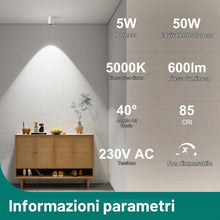 Carica l'immagine nel visualizzatore di Gallery, DiCUNO Lampadine LED GU10 5W, Equiv. 50W, 5000K, 600lm, 6 Pezzi