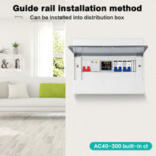 Carica l'immagine nel visualizzatore di Gallery, DEWIN Contatore Energia Elettrica Monofase, 6 in 1 Multifunzione Misuratore Consumo Elettrico 100A AC 40-300V Wattmetro 