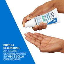 Carica l'immagine nel visualizzatore di Gallery, CeraVe Crema Gel Idratante Anti Lucidità, Per Pelli Grasse, Miste e a Tendenza Acneica, Effetto Matte, Pelle Idratata, Tecnologia Sebo-Assorbente, Con Acido Ialuronico, Ceramidi e Niacinamide, 52 ml