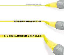 Carica l'immagine nel visualizzatore di Gallery, BIC Intensity, Highlighter Grip, Evidenziatori Pastello Colorati, Tecnologia Anti-Essicazione e Punta a Scalpello, 4 Unità, Cancelleria Scuola