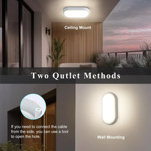 Carica l'immagine nel visualizzatore di Gallery, VivaLet Plafoniera LED Soffitto Interni 12W 1200LM, Applique da Esterno per Bianco Neutro 4000K, Luci Lampada Impermeabi