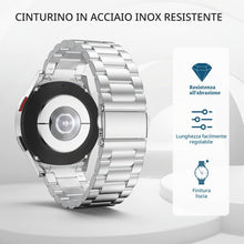 Carica l'immagine nel visualizzatore di Gallery, MoKo Cinturino in Metallo per Samsung Galaxy Watch 7/6/5/4/FE 40mm/44mm