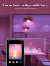 Carica l'immagine nel visualizzatore di Gallery, Govee Lampadina LED E27 Intelligenti WiFi e Bluetooth, Funziona con l'app Alexa Google Assistant Home, 16 Milioni di Colori RGBWW fai da te, Sincronizzazione Musicale Lampadina Smart, Set di 4