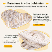 Carica l'immagine nel visualizzatore di Gallery, Arazzo da Parete Fatto Un Mano Paralume Macrame Boho Decor Nappa Arazzo Sfondo Testiera Appeso Un Parete