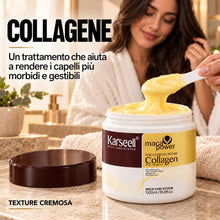 Carica l'immagine nel visualizzatore di Gallery, Karseell MACA CARE SYSTEM Maschera Capelli Professionale Collagene Olio di Argan Cocco Avocado Cheratina Karité Idratazi