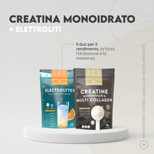 Carica l'immagine nel visualizzatore di Gallery, N2 Natural Nutrition. Creatina monoidrato + collagene multi idrolizzato con vitamina C in polvere (70 dosi) 3000 mg di c