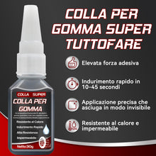 Carica l'immagine nel visualizzatore di Gallery, Colla di Gomma Extra Forte 30g, Adesivo Impermeabile ad Alta Resistenza per Pneumatici, Scarpe, Stivali, Cinture e Ripar