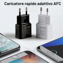 Carica l'immagine nel visualizzatore di Gallery, Caricatore USB C con cavo 1,5 m Caricabatterie da parete per Samsung Galaxy