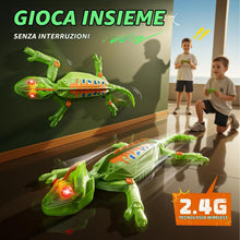 Carica l'immagine nel visualizzatore di Gallery, Camaleonte Telecomandato, Giochi che Si Arrampica su Pareti e Soffitti, con Occhi LED Luminosi, Movimenti Realistici, fa