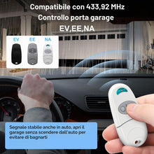 Carica l'immagine nel visualizzatore di Gallery, 3 Pezzi Telecomando Cancello, 433,92 MHz Telecomando Porta del Garage,Telecomando Compatibile con 433MHz Telecommande C@