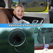 Carica l'immagine nel visualizzatore di Gallery, 2 pezzi Parasole Auto Per Bambini, 50x30cm Protezione Solare del Finestrino dell'automobile, Parasole Autoadesive per Ba