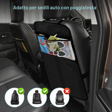 Carica l'immagine nel visualizzatore di Gallery, Cozary Proteggi Sedile Auto Bambini 2 Pezzi, 70 x 50 cm, Nero