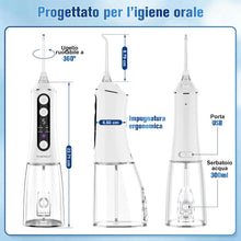 Carica l'immagine nel visualizzatore di Gallery, TUREWELL Water Flosser with UV Mode, Portable Oral Irrigator for Teeth