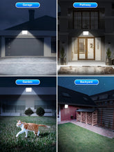 Carica l'immagine nel visualizzatore di Gallery, SIGRILL Faretti Solari a LED da Esterno, 172 LED Luce Solare LED Esterno con Sensore di Movimento, IP65 Impermeabile Luc