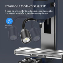 Carica l'immagine nel visualizzatore di Gallery, Luce a collo d'oca flessibile a led 500 lumen fissata con viti Lampada da lavoro per illuminazione industriale per macch