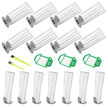 Carica l'immagine nel visualizzatore di Gallery, 15 Pezzi Sacchetti Aspirapolvere per Vorwerk Folletto VK7 FP7 VK7S FP7S, Incluso 15 Sacchetti + 3 Filtro Motore + 2 Spaz