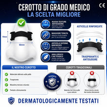 Carica l'immagine nel visualizzatore di Gallery, 60pz Cerotti Nasali Antirussamento per Sport, Respira Bene, Dormire Meglio, Tenuta Forte, Asticelle Rinforzate, Antisudo