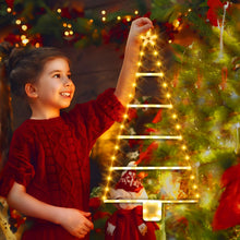 Carica l'immagine nel visualizzatore di Gallery, Jsdoin Luci Natale Esterno Batteria - 90cm 75LED Scaletta Impermeabile per Albero di Natale - 8 Modalità - Addobbi e Decorazioni per Casa e Finestre