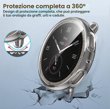 Carica l'immagine nel visualizzatore di Gallery, iVoler 3 Pezzi Cover con Pellicola Protettiva per Amazfit Active 2 (Round Edition) (Non per Square Edition), Copertura C