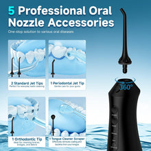 Carica l'immagine nel visualizzatore di Gallery, Idropulsore Dentale Irrigatore Orale Water Flosser con 12 Modalità