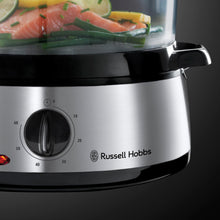 Carica l'immagine nel visualizzatore di Gallery, Russell Hobbs Vaporiera Multicottura, 9 L, 800 Watt, Acciaio Inox