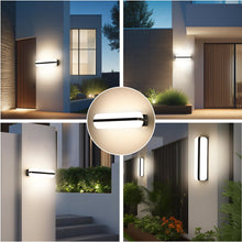 Carica l'immagine nel visualizzatore di Gallery, VivaLet Applique da Esterno/Interno 20W 2000LM, Illuminazione Up &amp; Down Lampada da Parete a Parete, 4000K IP65 Luce da E