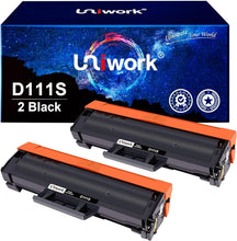 Carica l'immagine nel visualizzatore di Gallery, Uniwork MLT-D111S Compatibili per Samsung MLT-D111L D111S Toner (2Nero)
