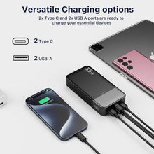 Carica l'immagine nel visualizzatore di Gallery, JUOVI Power Bank 20000mAh 35W Caricatore Portatile