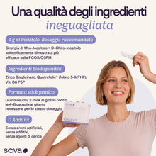 Carica l'immagine nel visualizzatore di Gallery, Myo Inositolo e D Chiro Inositolo 4000 mg, Zinco, B6 e B9 – Ovastart – SOVA