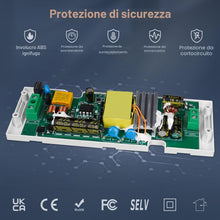Carica l'immagine nel visualizzatore di Gallery, Trasformatore da 220V a 12V Alimentatore 2,5A 30W Piatto Driver LED